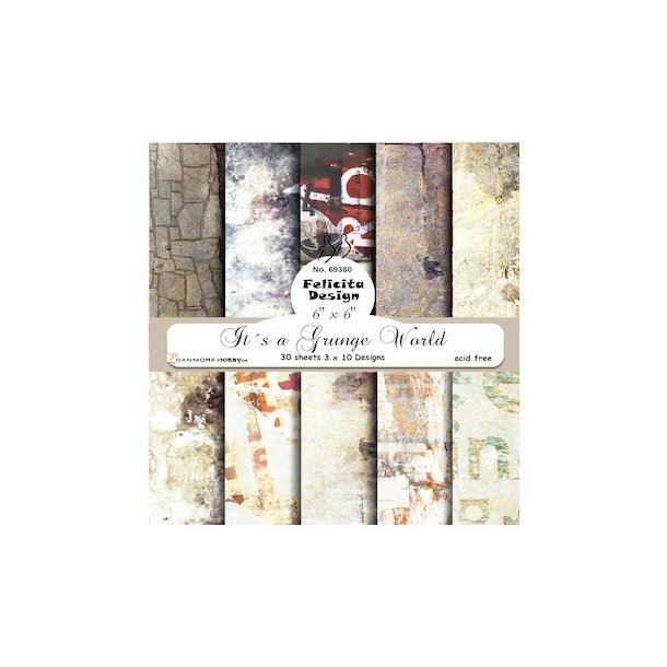 Felicita Design It`s a grunge world 3x10 design 15x15cm 200g